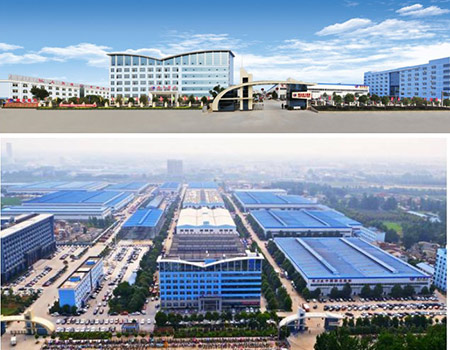 车辆制造园区的建筑与厂房俯瞰